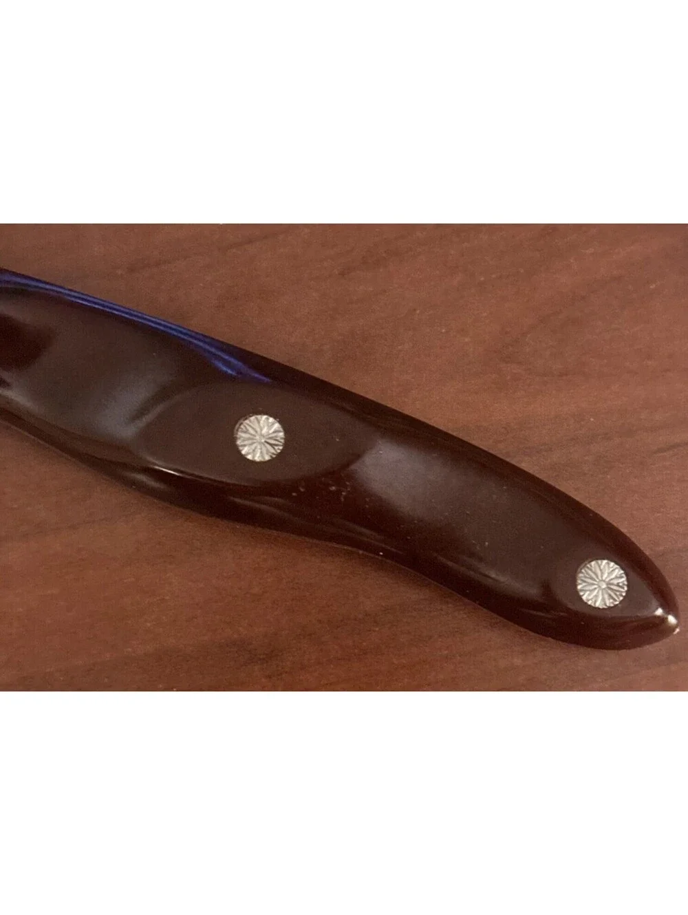 Vintage WONDER KNIFE Carving Knife Made in Japan 14 Inches Wooden Handle